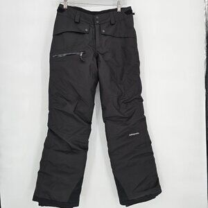 Patagonia Kids Snowbelle Snow Pants Size XL -14 Black Outdoor Ski Winter